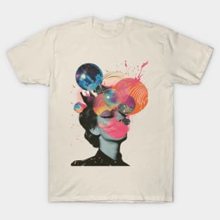 Cosmic Dreams: Abstract Portraiture of a Mind in the Universe T-Shirt